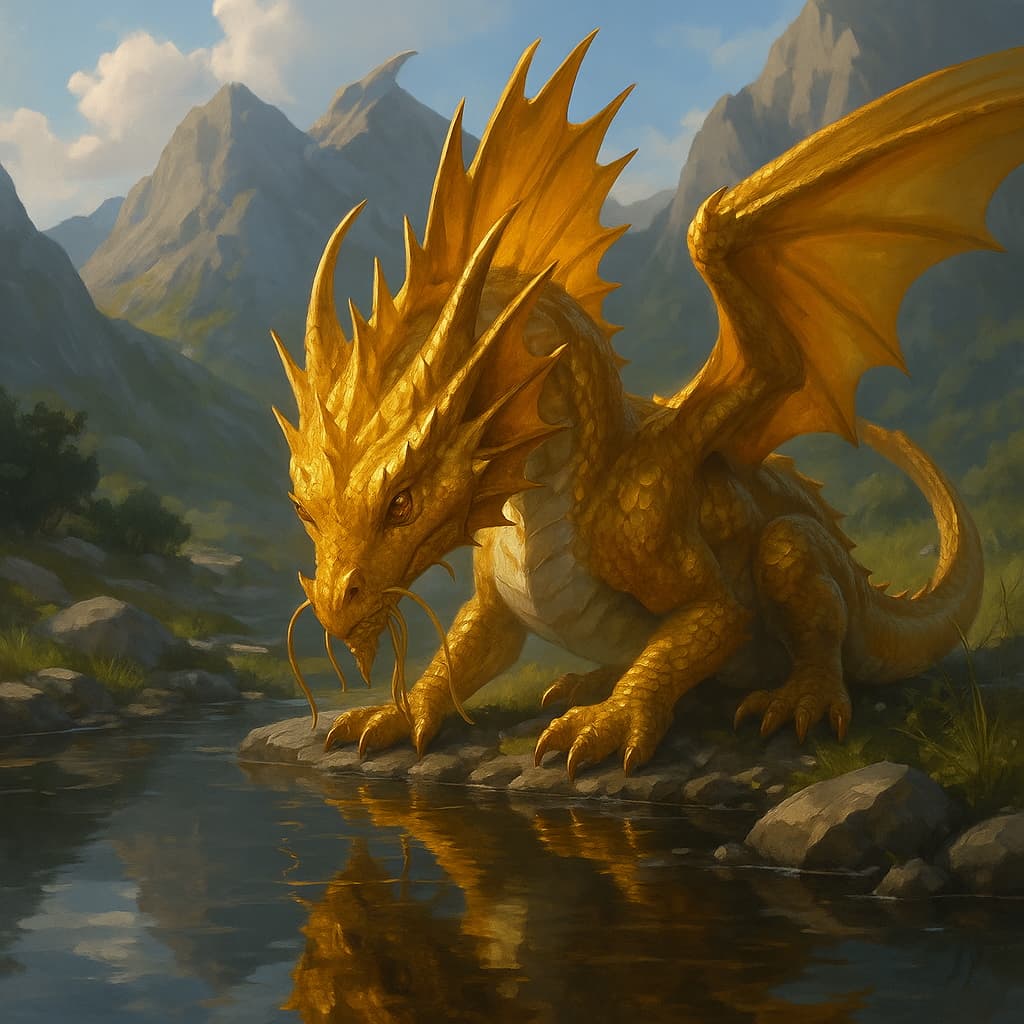 Gold Dragon Wyrmling