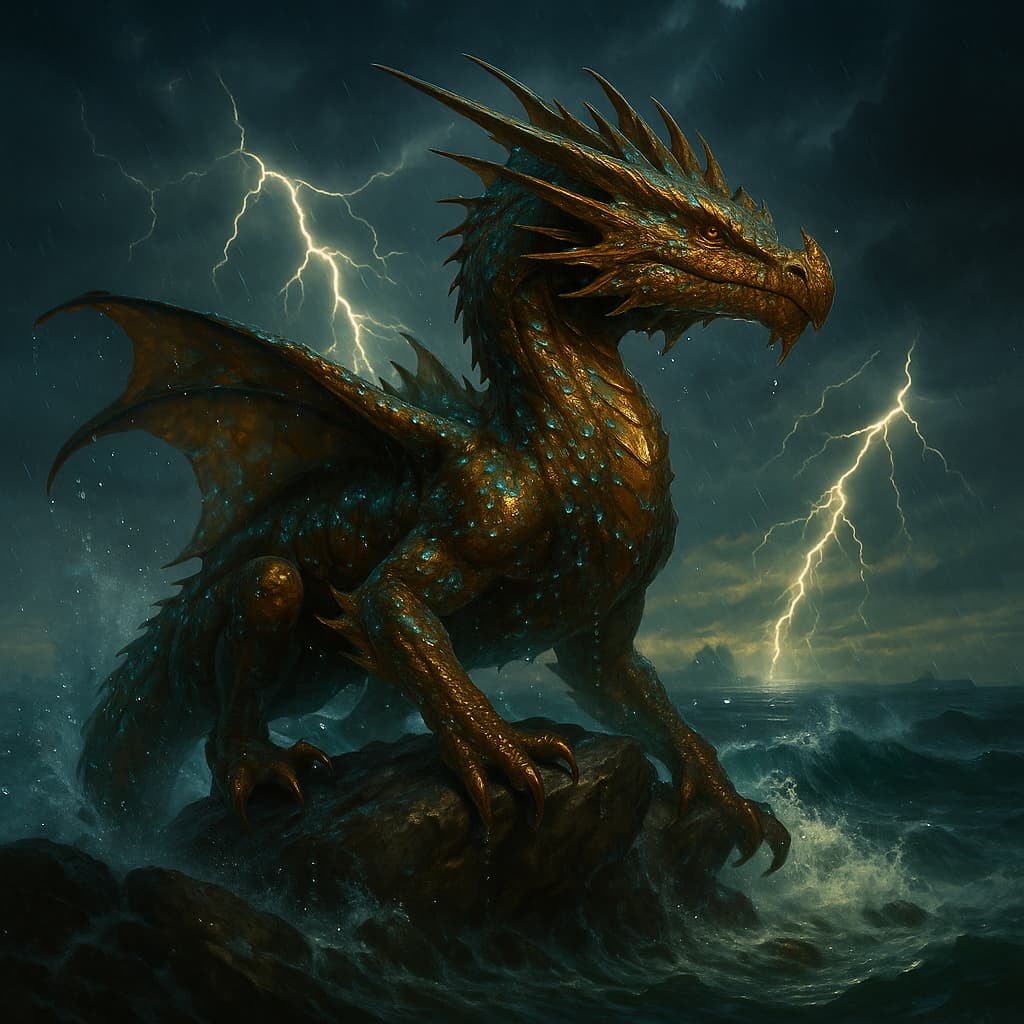 Bronze Dragon Wyrmling