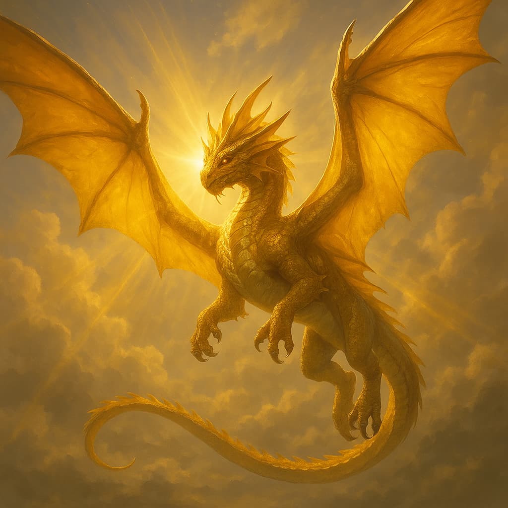 Young Gold Dragon