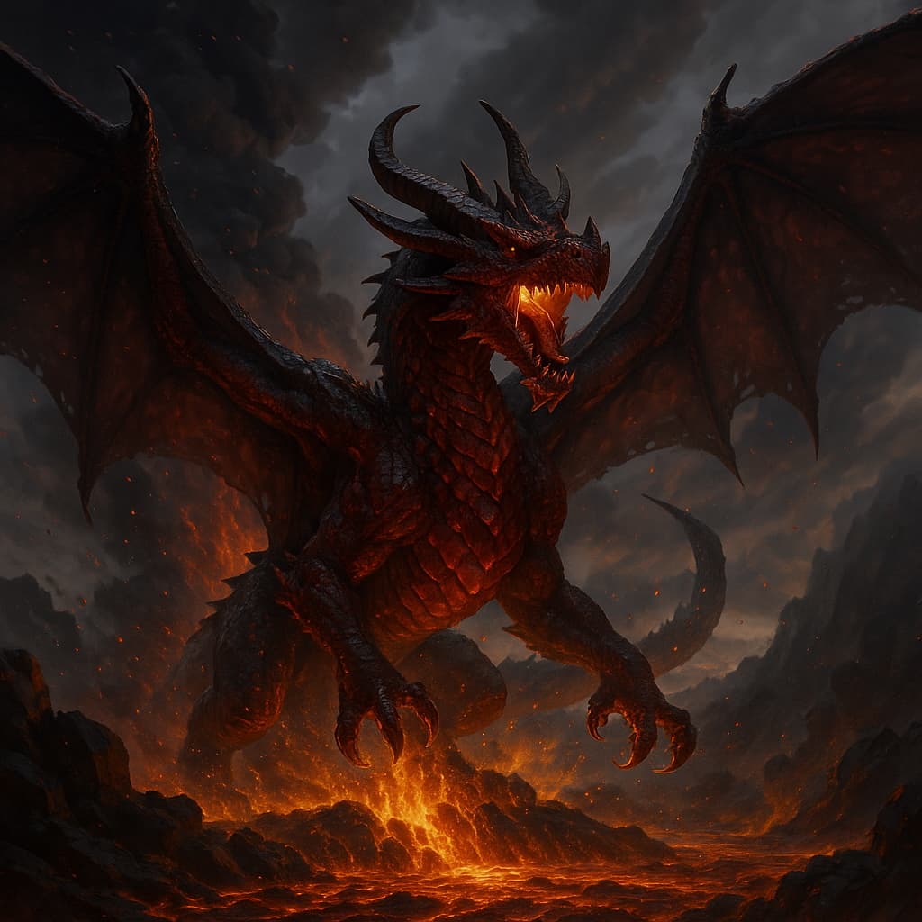 Young Red Dragon