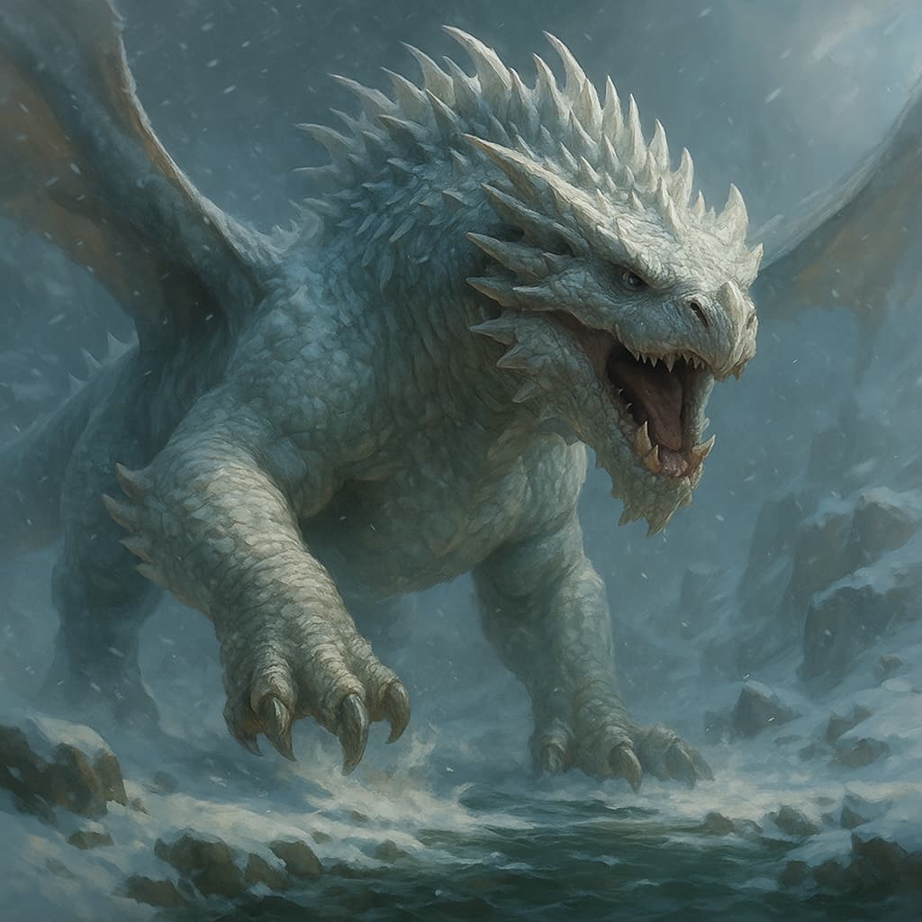 Young White Dragon